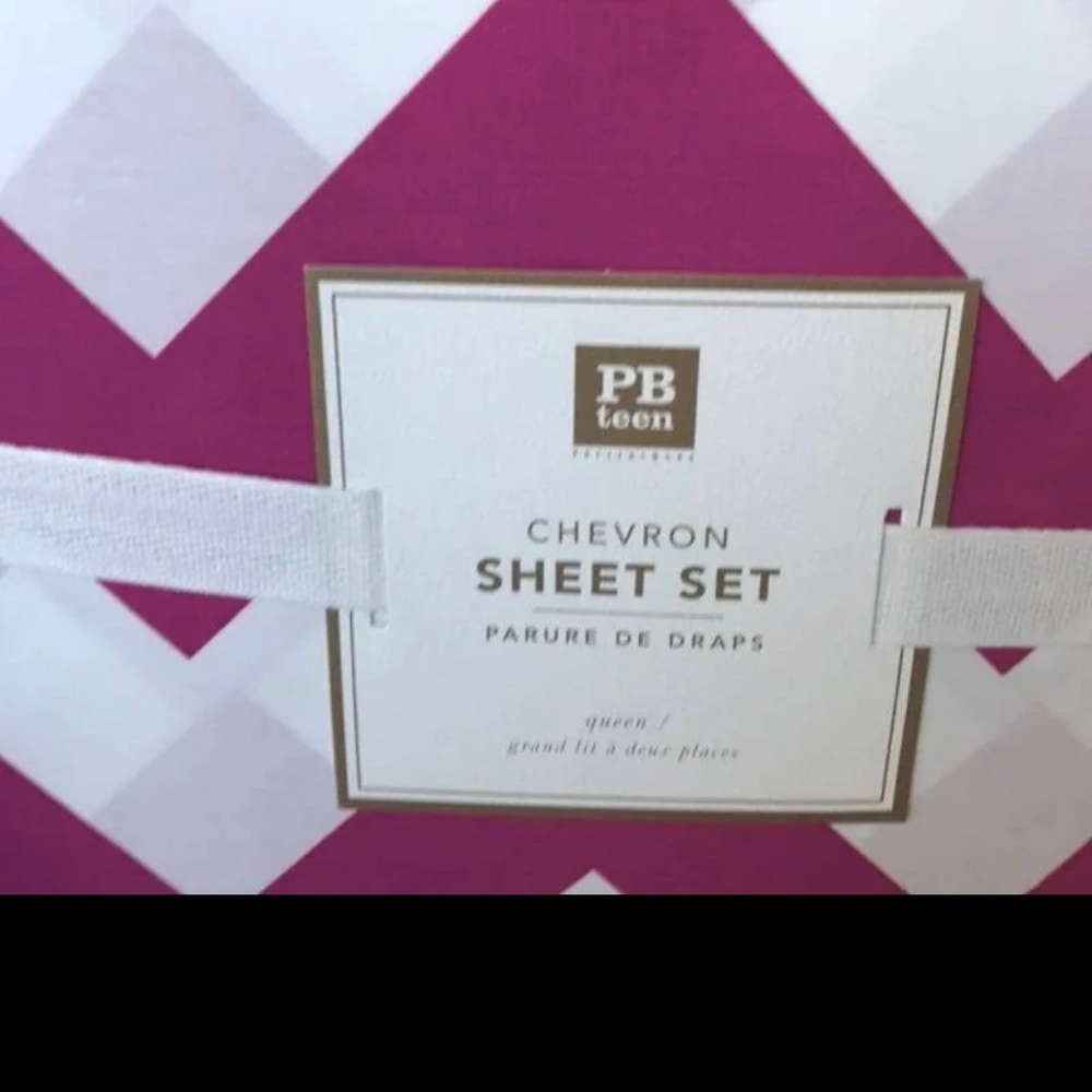 Pottery Barn Teen Chevron Sheet Set